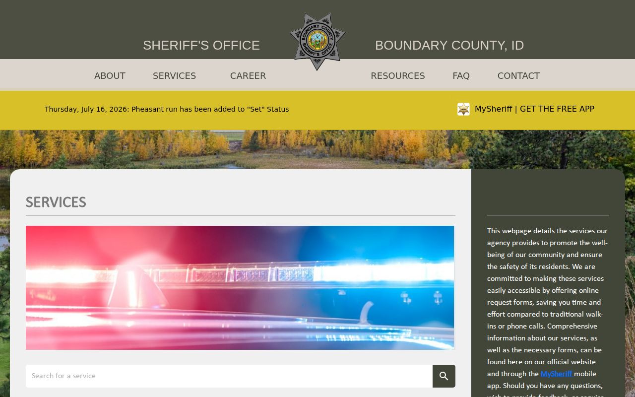 Boundary County Sheriff services reviewed for released inmate mugshots